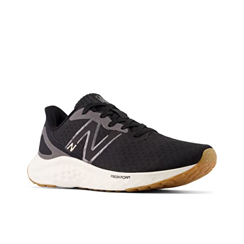 New Balance Women's Fresh Foam Arishi V4 Running Shoe - Black/Light Gold Metallic/Gum - Image 11