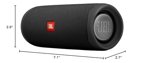 JBL FLIP 5: Waterproof Portable Bluetooth Speaker - Black - Image 7