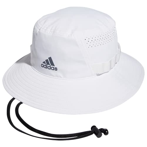 adidas Men's Victory Bucket Hat - Wide Brim Sun Protection