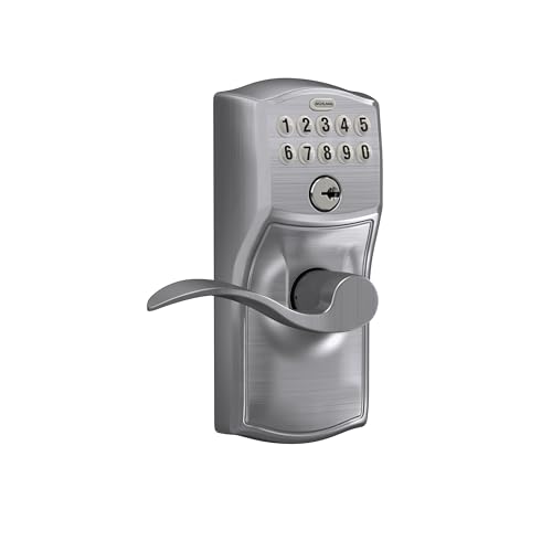 SCHLAGE FE595 CAM 626 ACC Camelot Keypad Entry - Brushed Chrome - Image 2