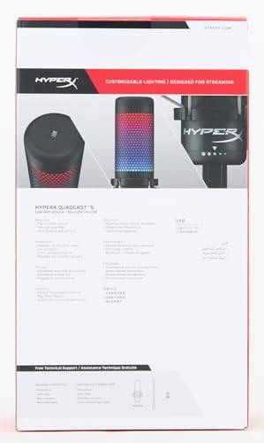 HyperX QuadCast S RGB Microphone for PC, PS5, Mac, and More - Image 17