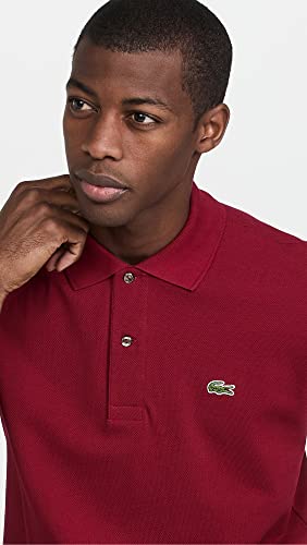 Lacoste Men's Classic Fit Original L.12.12 Polo in Bordeaux Red - Image 6