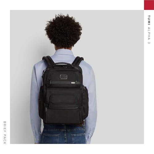 TUMI Alpha Brief Pack - 15" Laptop Backpack in Anthracite - Image 3