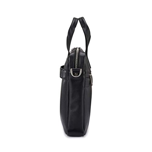 Samsonite Classic Leather Slim Brief - Black (One Size) - Image 3