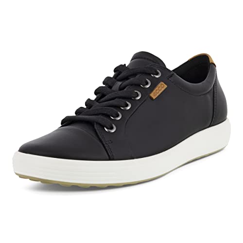 ECCO Women's Soft 7 Black Sneaker - Premium Comfort