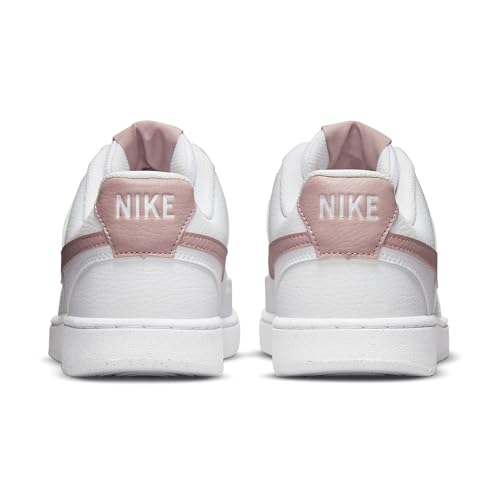 Nike Women's Court Vision Low Next Nature Shoes - White/Pink Oxford, Size 9.5 - Image 4