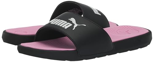 PUMA Women's Cool Cat 2.0 Slide Sandal, Black-White-Pink, Size 7 - Image 7