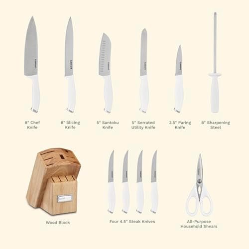 Cuisinart 12pc Stainless Steel Knife Block Set - Image 5