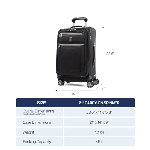 Travelpro Platinum Elite 21-Inch Expandable Carry-On Luggage - Image 6