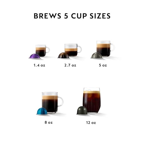 Nespresso Vertuo Pop+ Coffee and Espresso Maker by Breville, Aqua Mint - Image 5