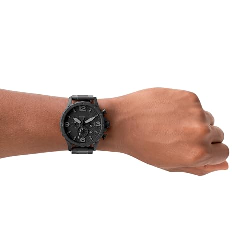 Fossil Men's Black Nate Chronograph Watch - Image 4
