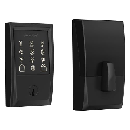 Schlage BE489WB CEN 622 Encode Deadbolt Smart Lock - WiFi & Keypad