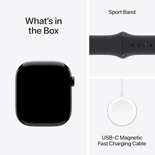 Apple Watch Series 10: GPS 46mm Jet Black Smartwatch - Image 7