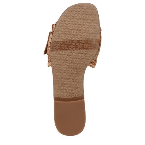 Sam Edelman Bambi Raffia Flat Sandals – Stylish Slip-On Comfort - Image 4