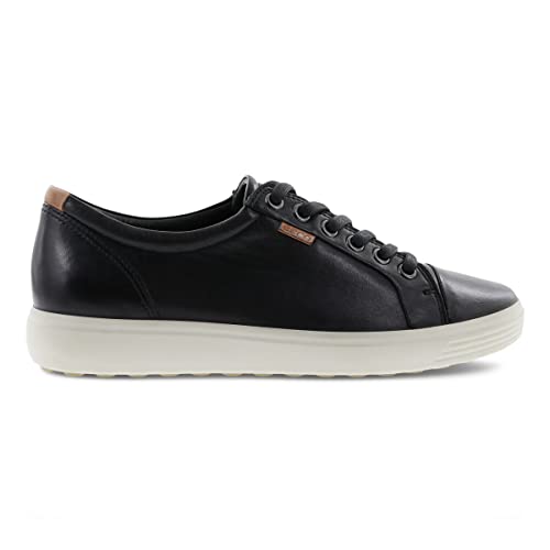 ECCO Women's Soft 7 Black Sneaker - Premium Comfort - Image 6