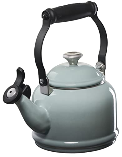 Le Creuset Sea Salt Enamel Tea Kettle, 1.25 qt