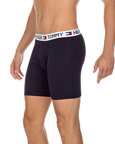 Tommy Hilfiger Men's 4 Pocket Boxer Briefs - Red/Navy/White - Image 5