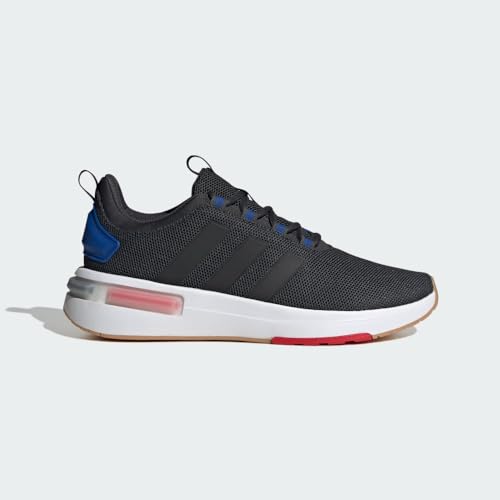 adidas Men's Racer TR23 Sneaker, Carbon/Black/Team Royal Blue, Size 10 - Image 3
