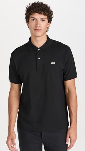 Lacoste Men's Classic Fit Original L.12.12 Polo - Black, Large - Image 2