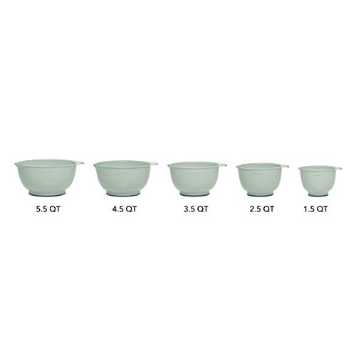 KitchenAid Classic Mixing Bowls, Set of 5 - Pistachio - Image 3