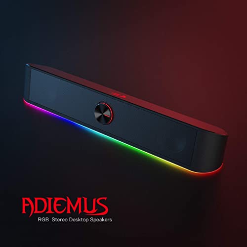 Redragon GS560 RGB Desktop Soundbar - 2.0 Channel Speaker - Image 2