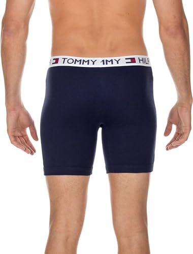 Tommy Hilfiger Men's 4 Pocket Boxer Briefs - Red/Navy/White - Image 4