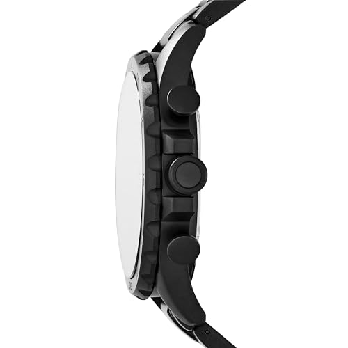 Fossil Men's Black Nate Chronograph Watch - Image 2