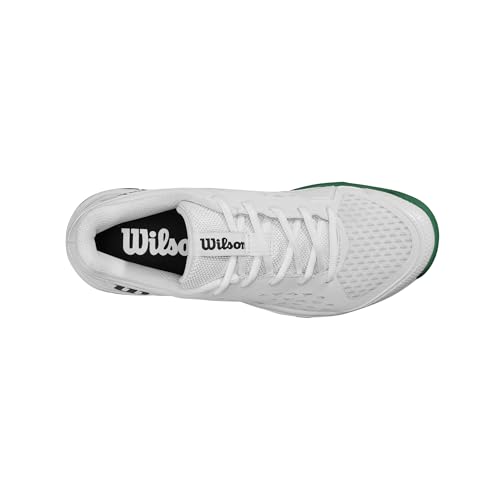 WILSON Rush Pro Lite Junior Tennis Shoes – White/Bosphorus - Image 6