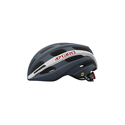 Giro Isode MIPS Men's Cycling Helmet - Matte Grey/White/Red - Image 2
