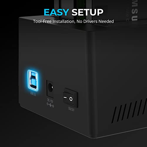 Sabrent USB 3.0 Dual Bay Hard Drive Docking Station - Image 6