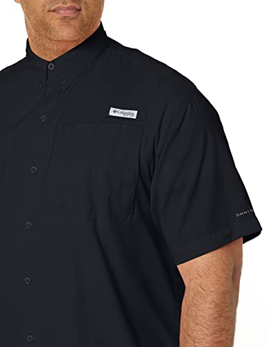 Columbia Men's PFG Tamiami II Short Sleeve Fishing Shirt - Black - XX-Large - Image 3