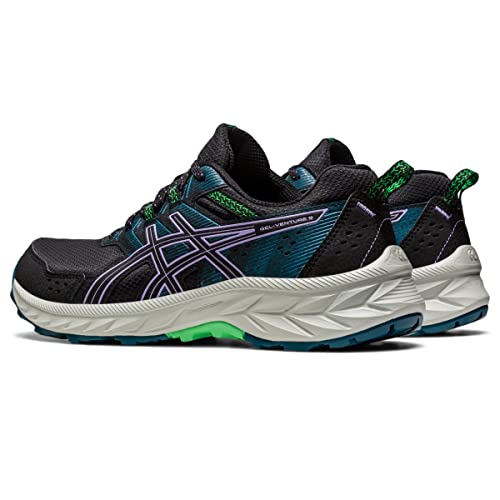 ASICS Women's Gel-Venture 9 Running Shoes - Black/Digital Violet - Image 3