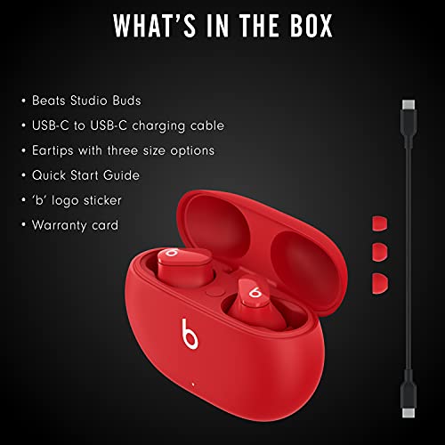 Beats Studio Buds - Wireless Noise Cancelling Earbuds (Red) - Image 6
