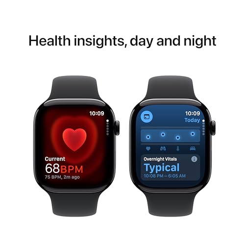 Apple Watch Series 10: GPS 46mm Jet Black Smartwatch - Image 6