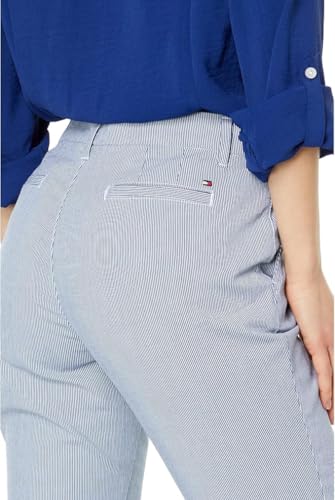 Tommy Hilfiger Hampton Chino Stripe Pants Blue/White - Image 3