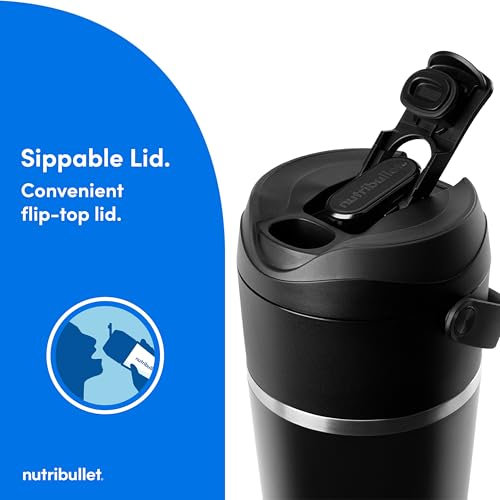 NutriBullet Flip Cordless Portable Blender with Insulated Cup - Image 11