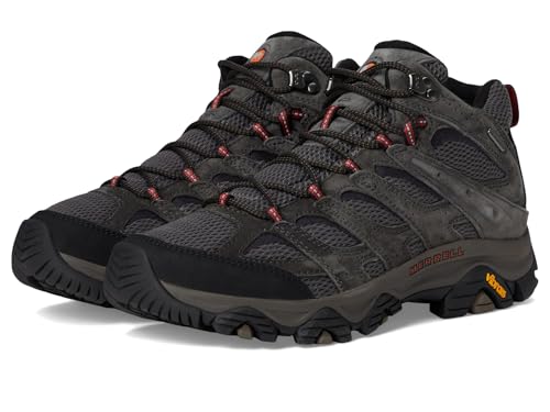 Merrell Men's Moab 3 Mid Waterproof Hiking Boot, Beluga, 11