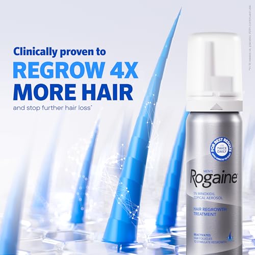Men's Rogaine 5% Minoxidil Foam for Hair Regrowth, 3-Month Supply - Image 2