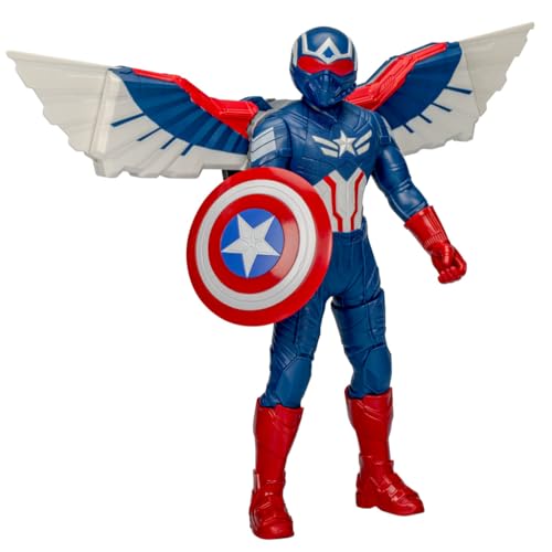 Marvel Avengers Captain America Flight Mode Action Figure - 9-Inch - Image 7