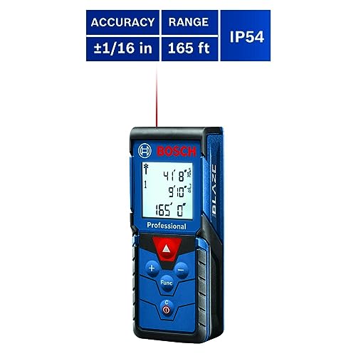 BOSCH GLM165-40 Blaze 165 Ft Laser Distance Measure - Compact & Accurate - Image 14