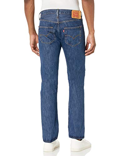 Levi's Men's 501 Original Fit Jeans (Dark Stonewash, 34W x 30L) - Image 3