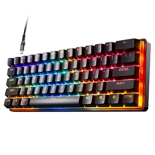 SteelSeries Apex Pro Mini HyperMagnetic Keyboard – 60% Compact and Fully Customizable