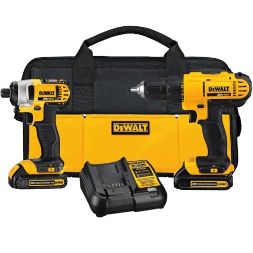 DEWALT 20V MAX Cordless Drill & Impact Driver Combo Kit
