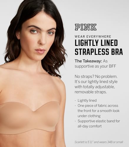 Victoria's Secret Wear Everywhere Lightly Lined Strapless Bra - Optic White - Image 4