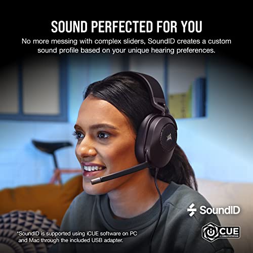 CORSAIR HS65 SURROUND Wired Gaming Headset - Dolby Atmos & Multiplatform Support - Image 2