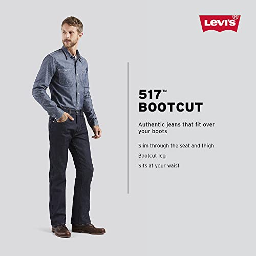 Levi's Men's 517 Boot Cut Jeans - Medium Stonewash (33W x 32L) - Image 3