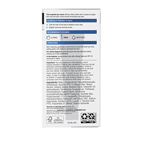Neutrogena Retinol Eye Cream for Dark Circles & Wrinkles - Image 9