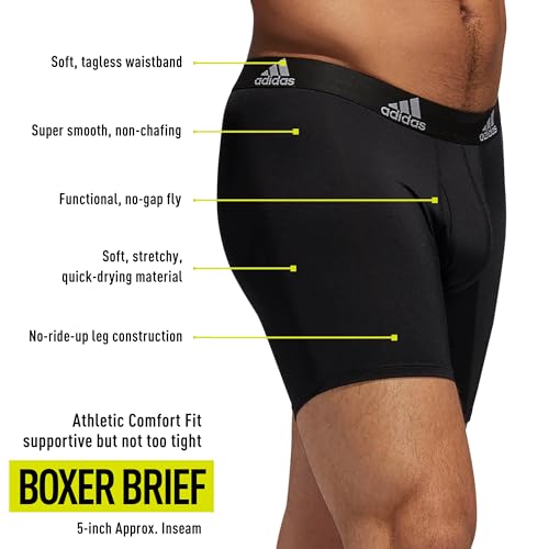 Adidas Athletic Men's Microfiber Boxer Briefs - X-Large - Image 2