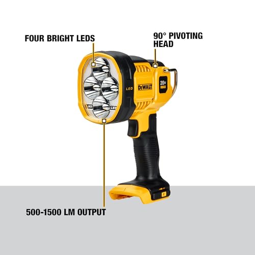 DEWALT 20V MAX LED Work Light - Handheld Spotlight - Image 2