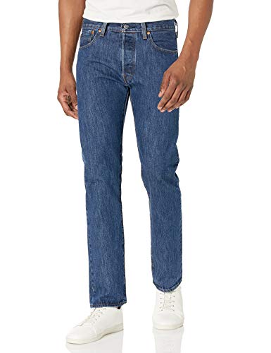 Levi's Men's 501 Original Fit Jeans (Dark Stonewash, 34W x 30L)